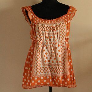 EUC LUCKY BRAND Orange Lightweight Shirt